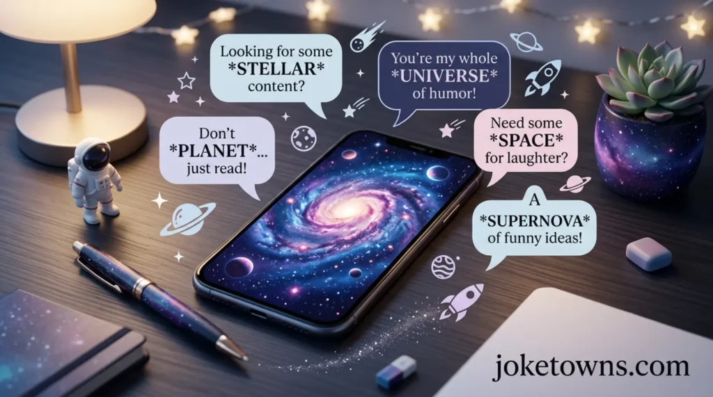 Clever Galaxy Puns For Social Media Captions