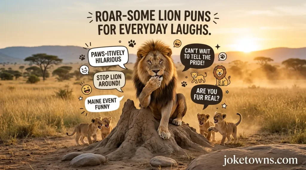 Roar Some Lion Puns For Everyday Laughs