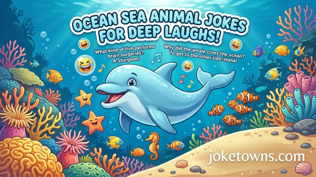 Ocean sea animal jokes for deep laughs