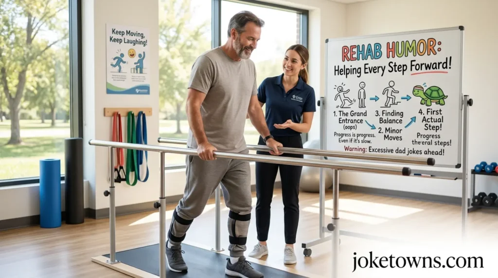 Rehab Humor That Helps Every Step Forward