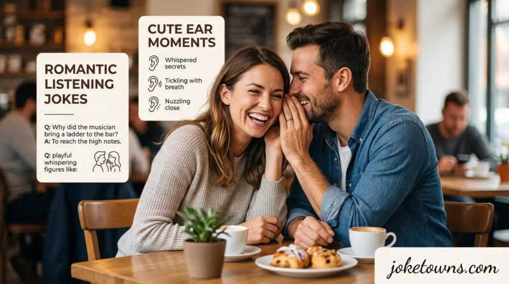Romantic Listening Jokes and Cute Ear Moments