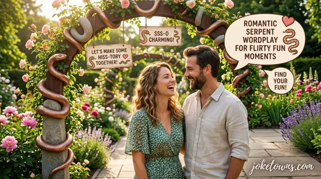 Romantic Serpent Wordplay for Flirty Fun Moments