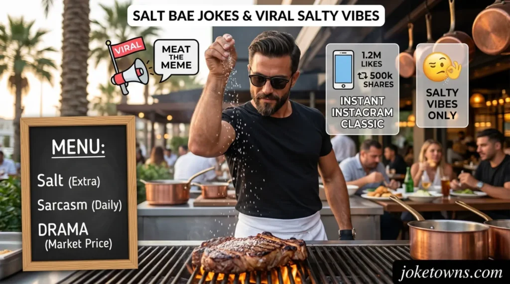Salt Bae Jokes And Viral Salty Vibes