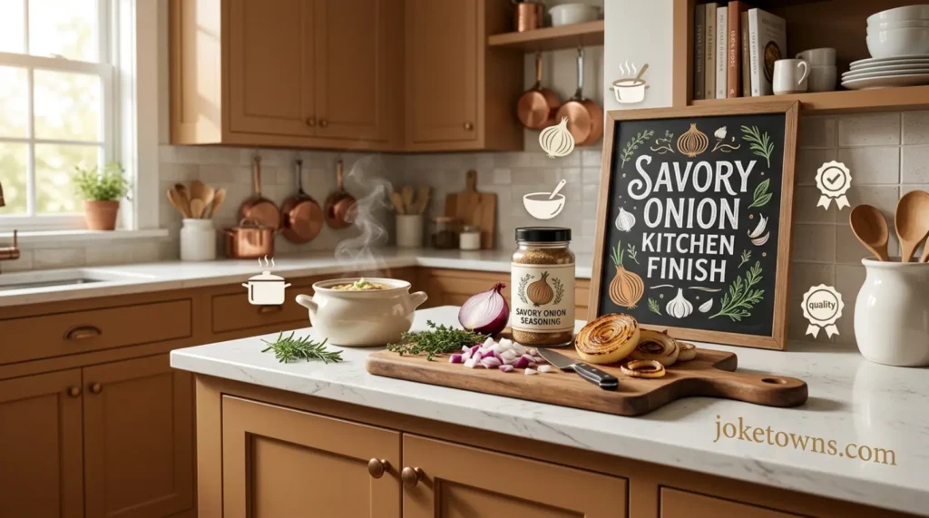 Savory Onion Kitchen Finish