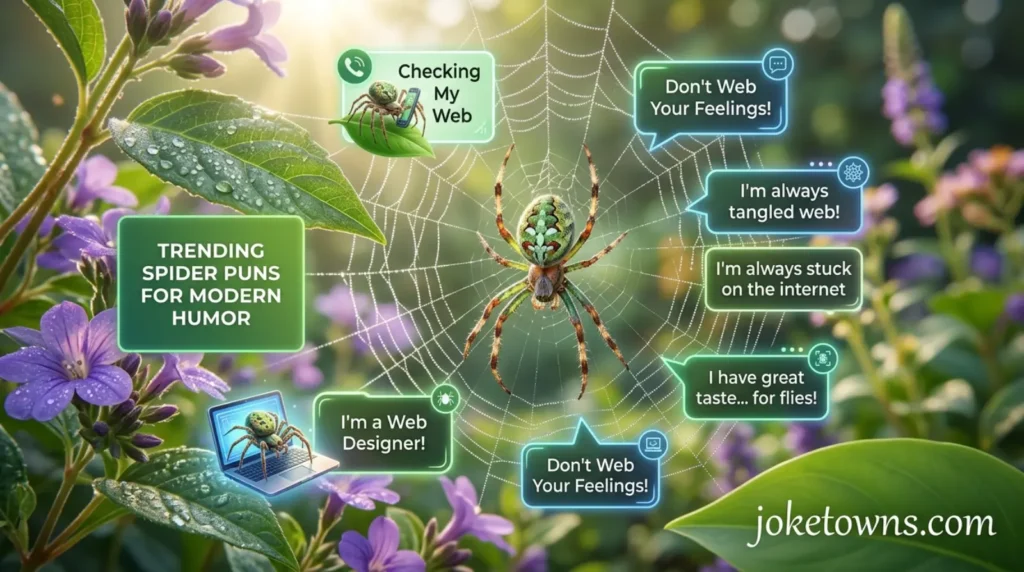 Trending Spider Puns For Modern Humor