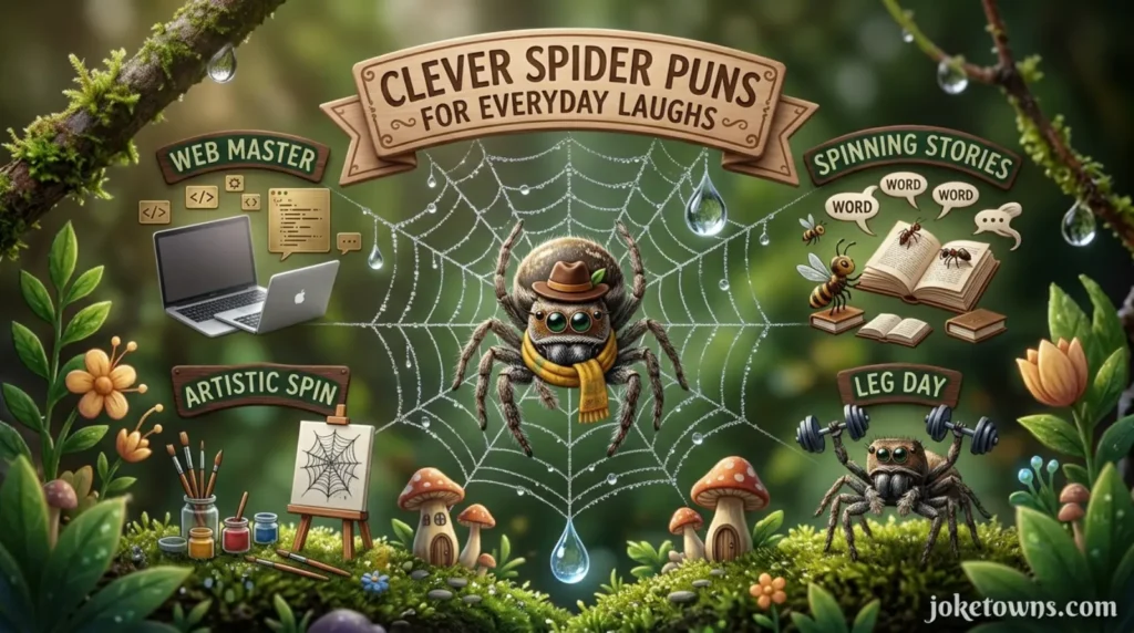Clever Spider Puns For Everyday Laughs