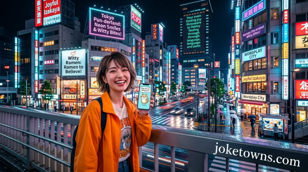 Tokyo City Lights Wordplay Joy