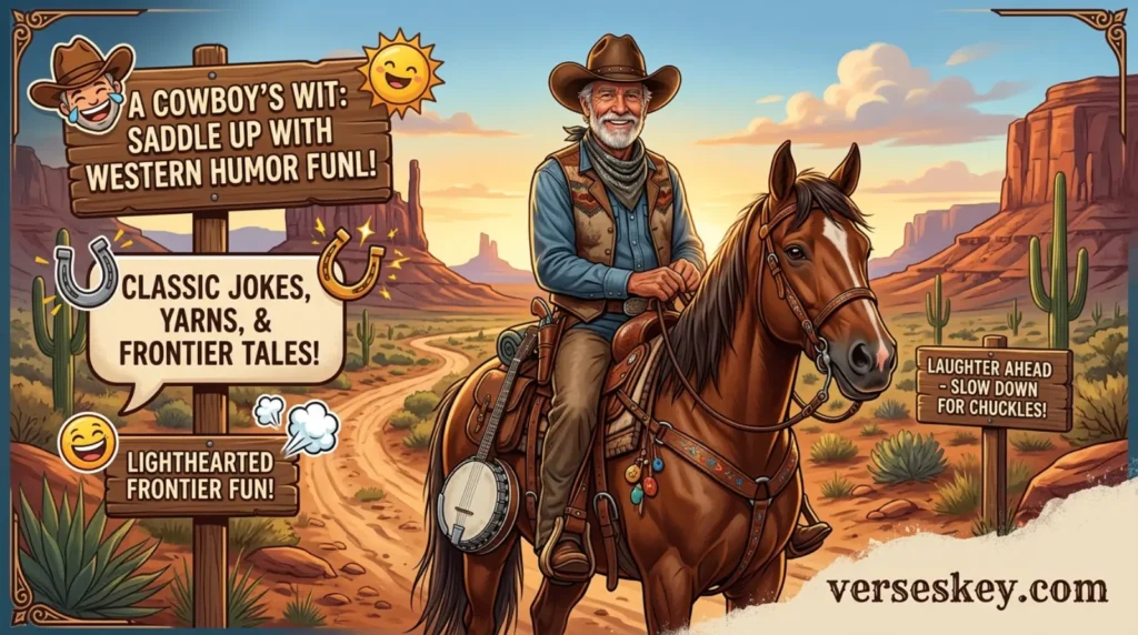 Saddle up with classic western humor fun