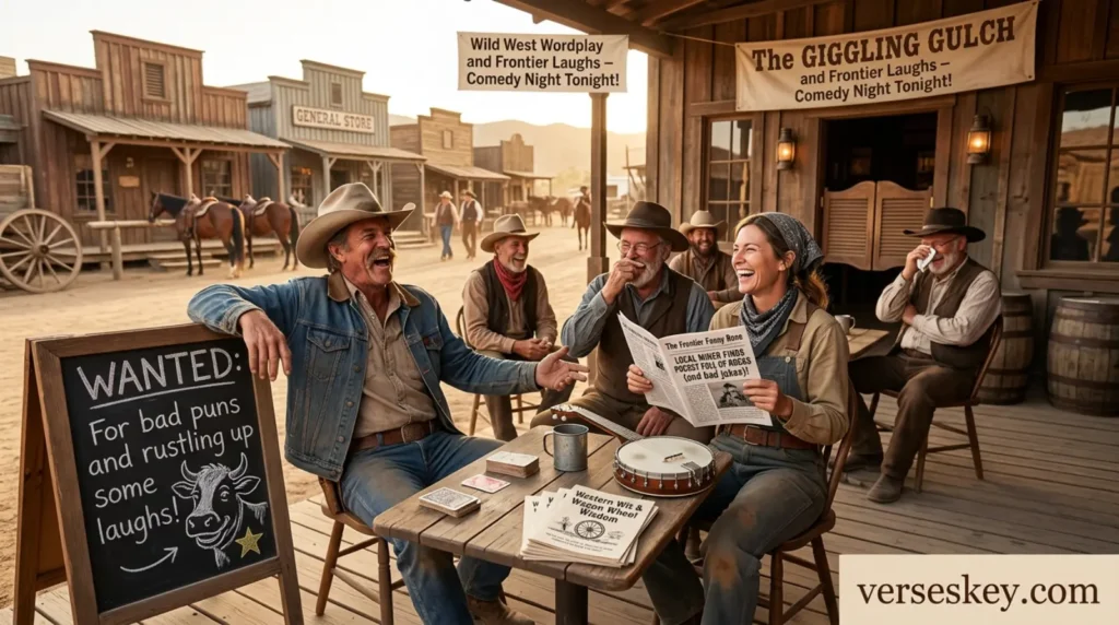 Wild west wordplay and frontier laughs