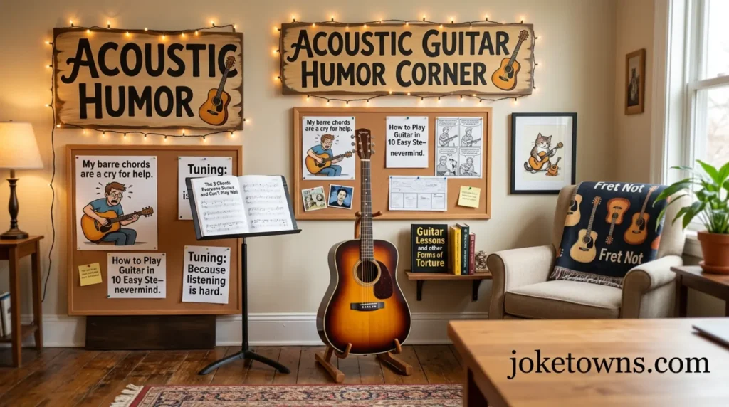 Acoustic Guitar Humor Corner