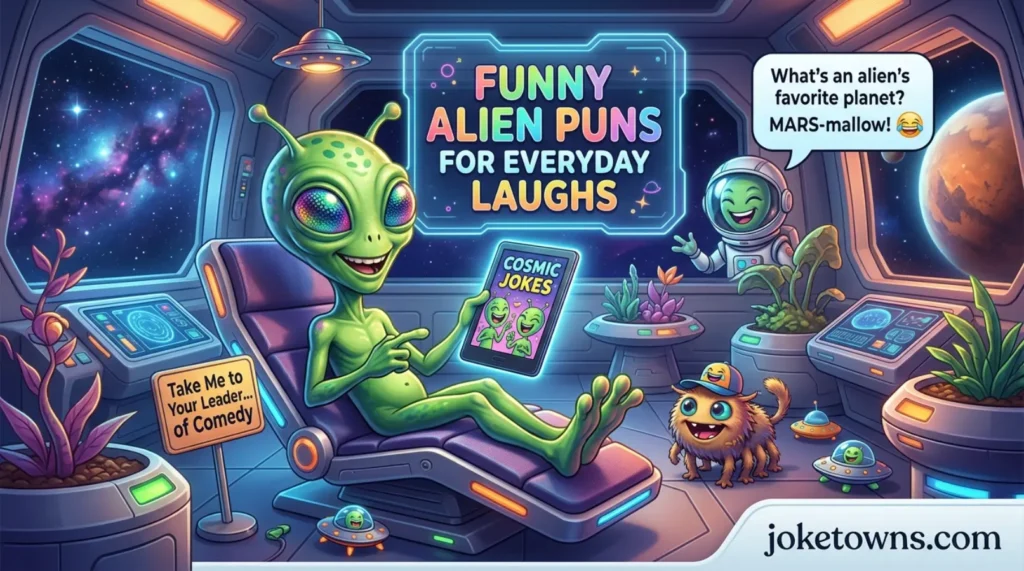 Funny Alien Puns For Everyday Laughs
