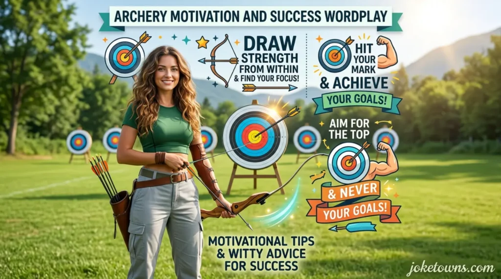 ARCHERY MOTIVATION AND SUCCESS WORDPLAY