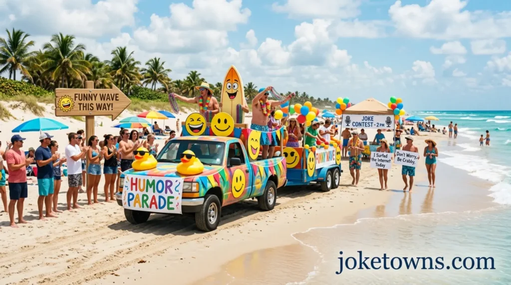 Beach Wave Humor Parade