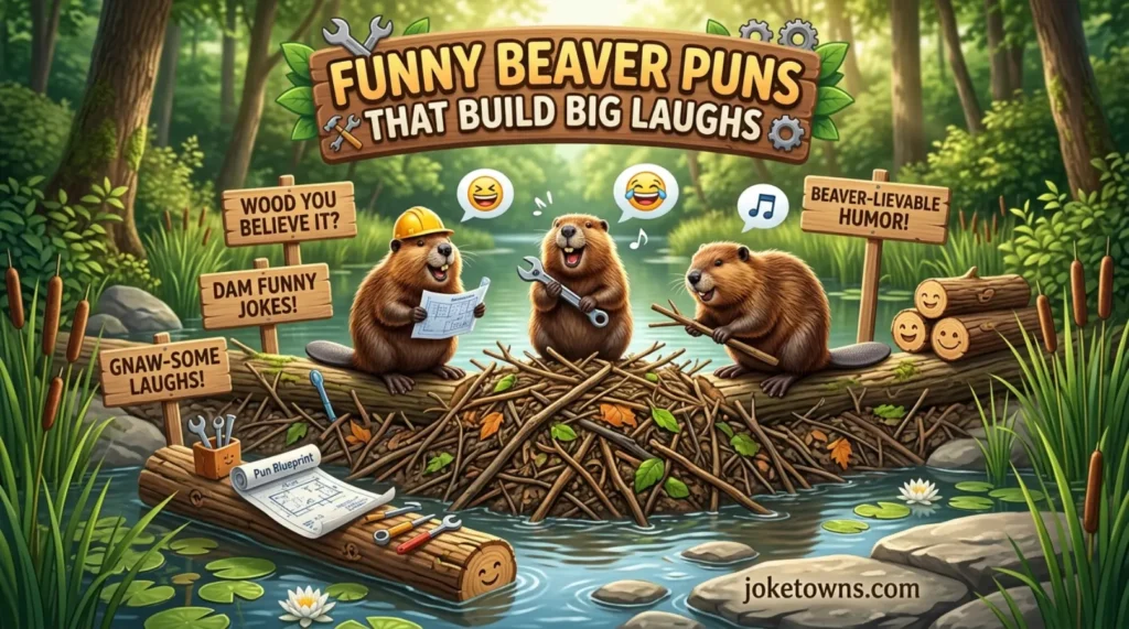 Funny Beaver Puns That Build Big Laughs