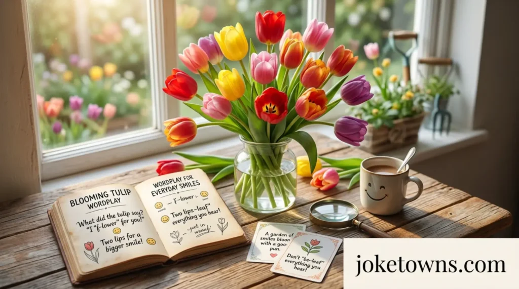 Blooming Tulip Wordplay For Everyday Smiles