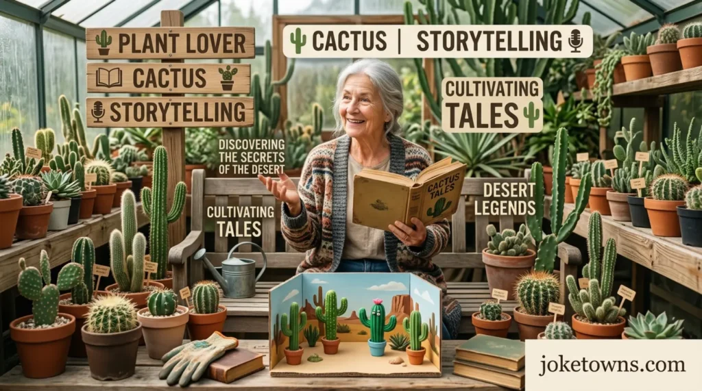 Plant lover cactus storytelling