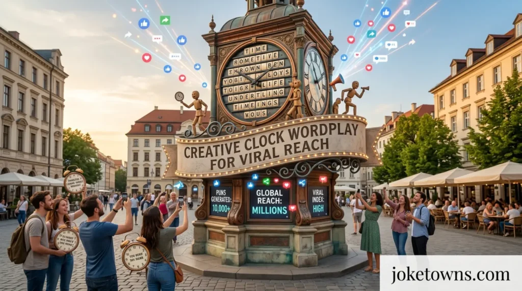 Creative Clock Wordplay For Viral Reach