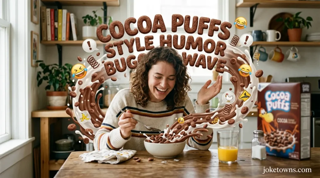 Cocoa Puffs Style Humor Wave