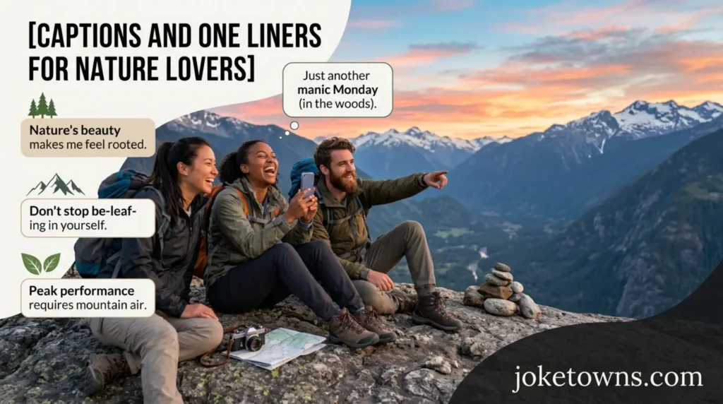 Captions and One Liners for Nature Lovers