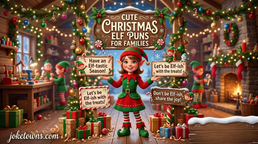 Cute Christmas Elf Puns for Families