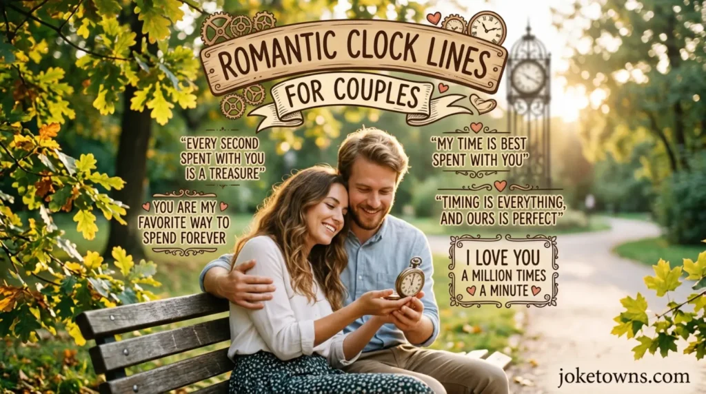 Romantic Clock Lines For Couples
