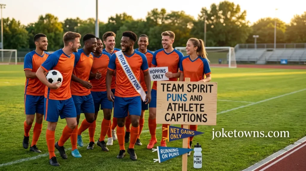 Team Spirit Puns And Athlete Captions