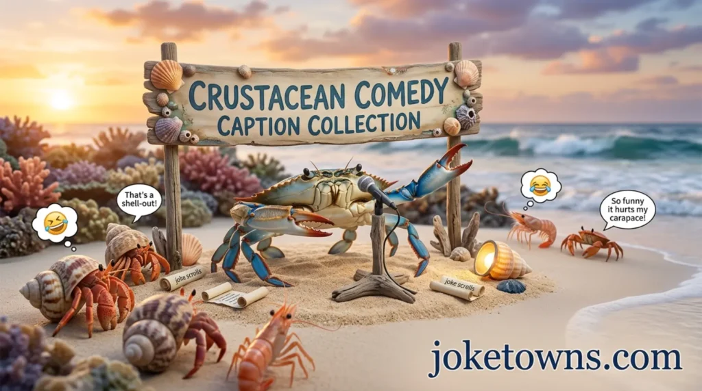 Crustacean Comedy Caption Collection