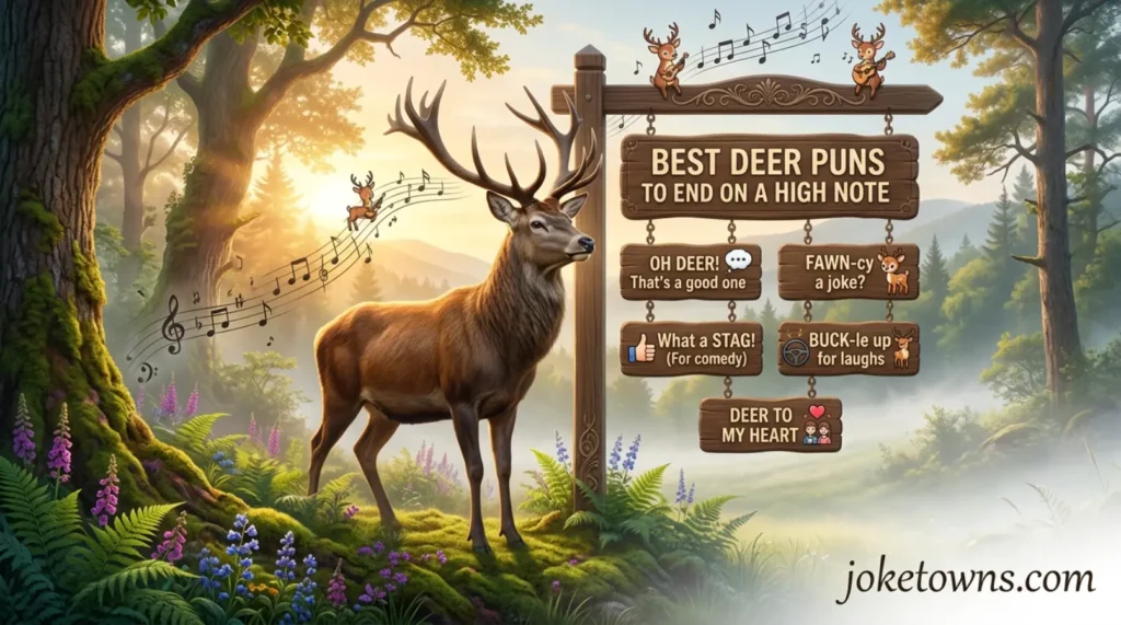 Best Deer Puns To End On A High Note