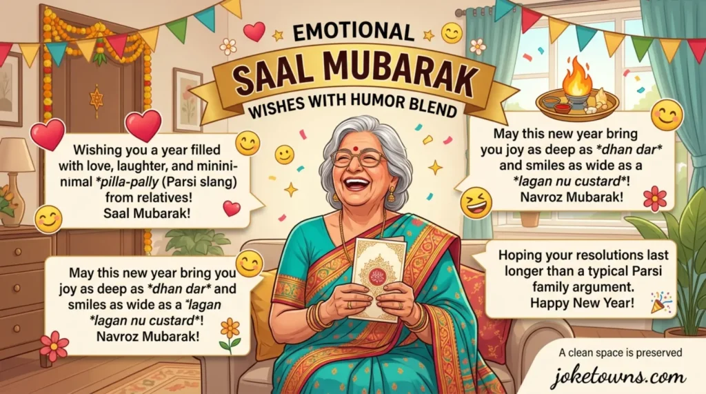 Emotional Saal Mubarak Wishes With Humor Blend