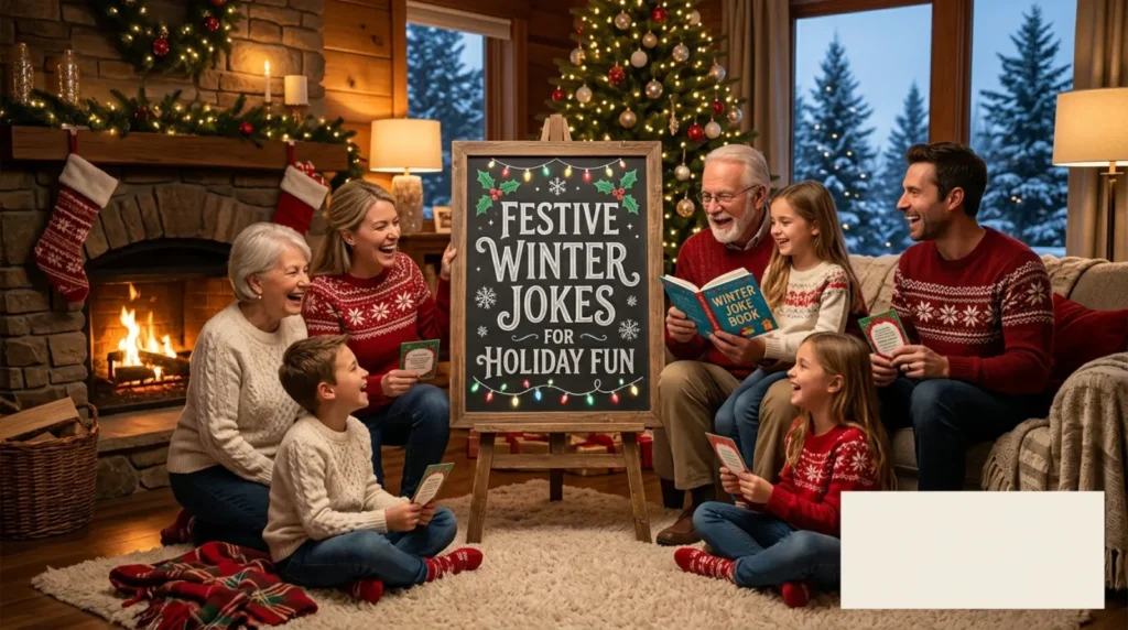 Festive winter jokes for holiday fun