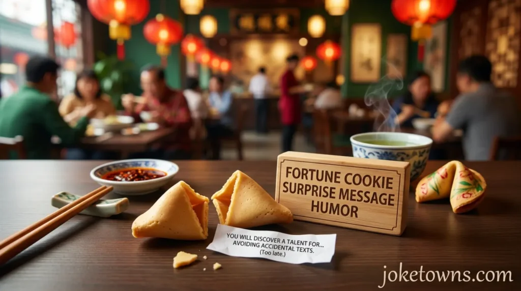 Fortune Cookie Surprise Message Humor
