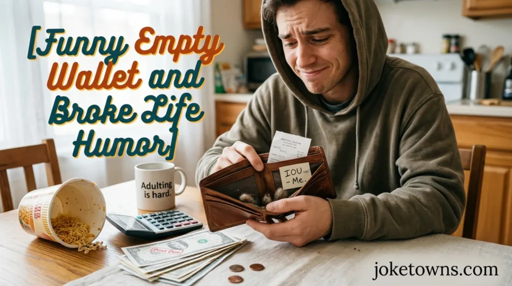 Funny Empty Wallet and Broke Life Humor