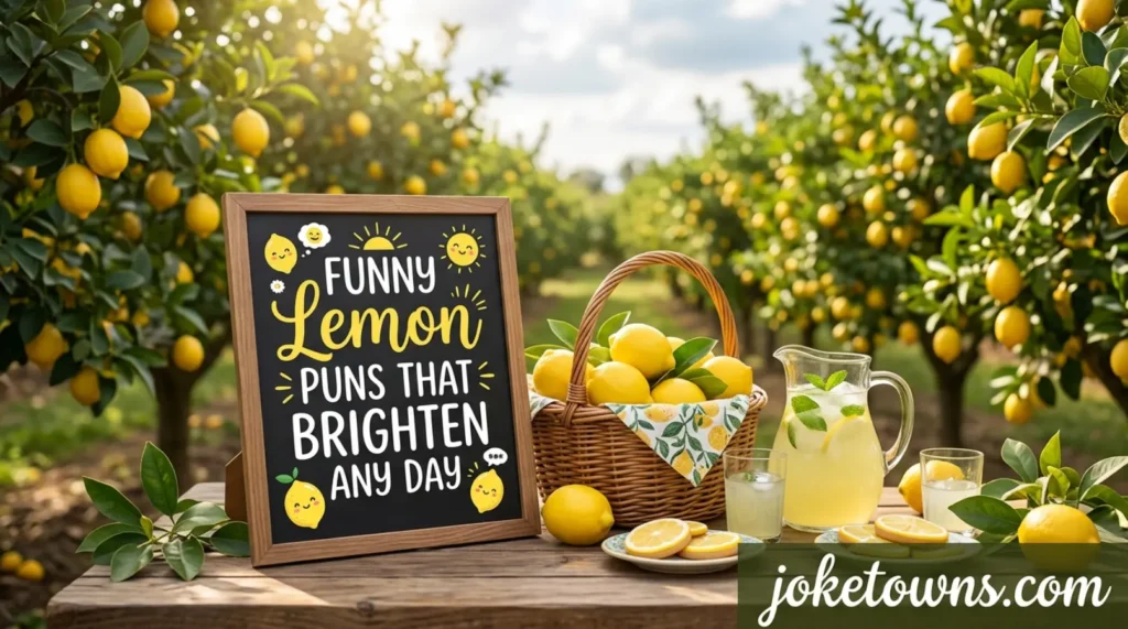 Funny Lemon Puns That Brighten Any Day