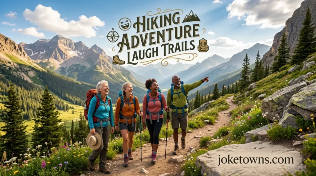 Hiking Adventure Laugh Trails