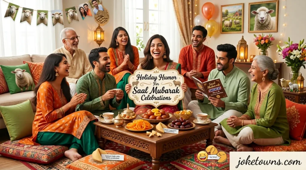 Holiday Humor For Saal Mubarak Celebrations
