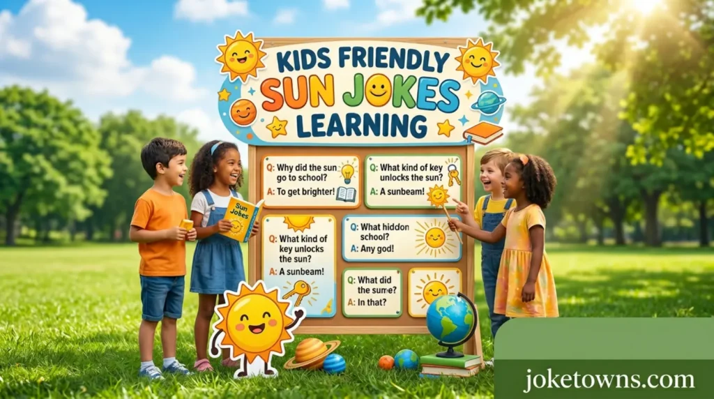 Kids Friendly Sun Jokes Learning