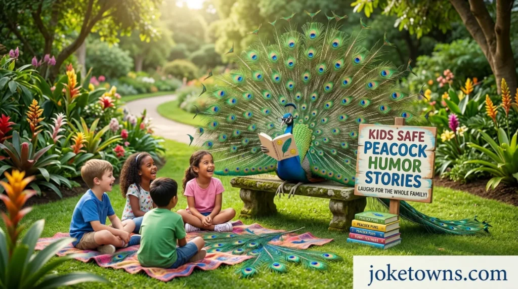 Kids Safe Peacock Humor Stories