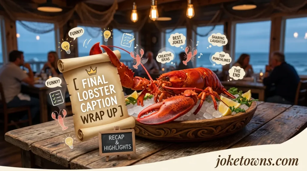 Final Lobster Caption Wrap Up