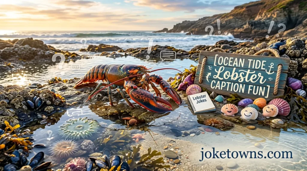 Ocean Tide Lobster Caption Fun