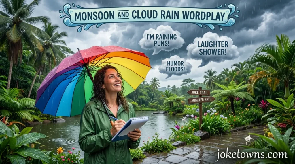 Monsoon and Cloud Rain Wordplay