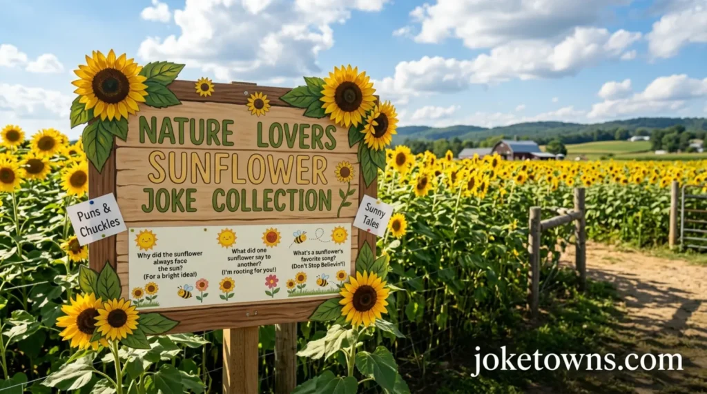 Nature Lovers Sunflower Joke Collection