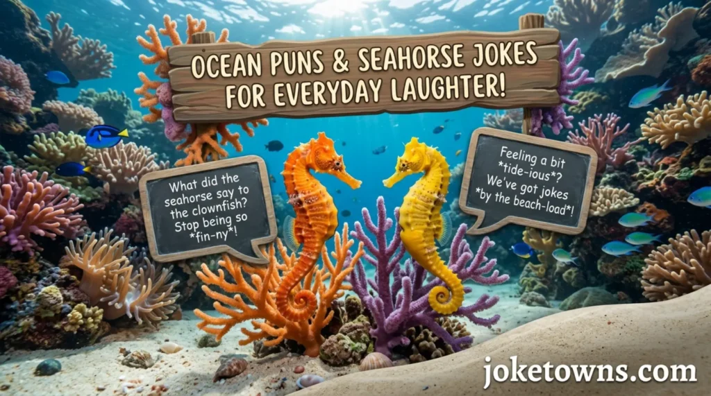 Ocean Puns and Seahorse Jokes for Everyday Laughter