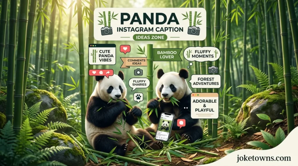 Panda Instagram Caption Ideas Zone