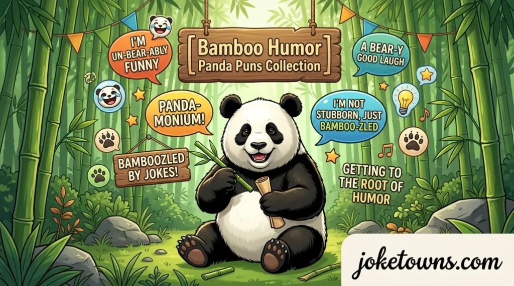 Bamboo Humor Panda Puns Collection