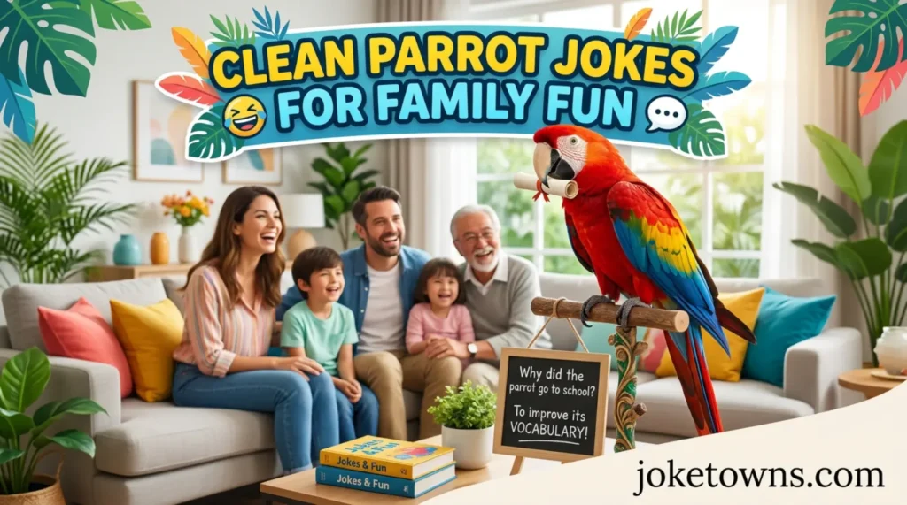 Clean Parrot Jokes for Family Fun