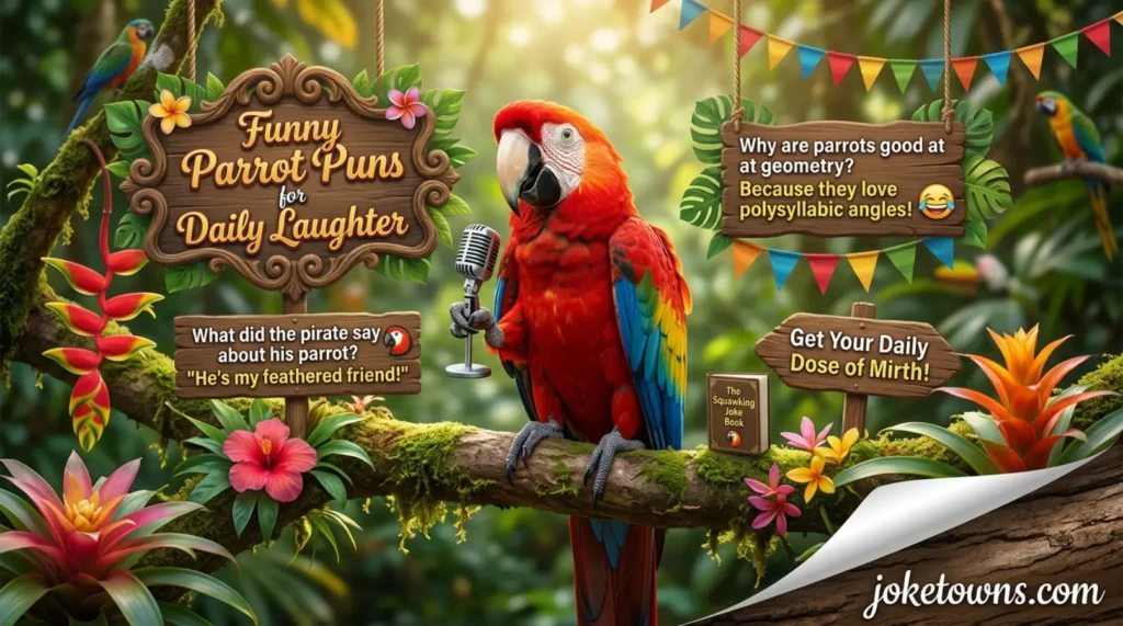 Funny Parrot Puns for Daily Laughter