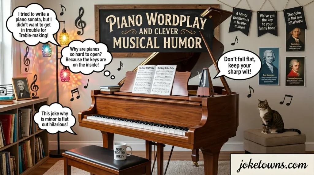 Piano Wordplay and Clever Musical Humor