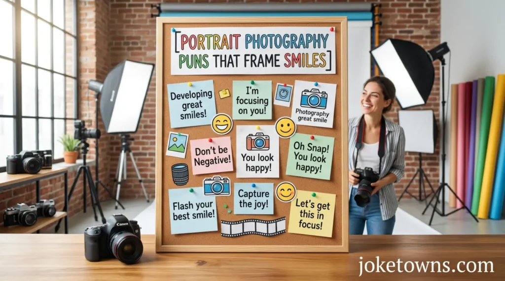 Portrait Photography Puns That Frame Smiles