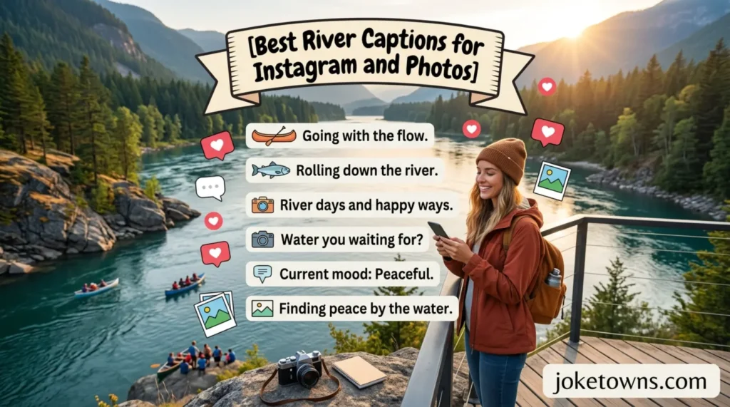Best River Captions for Instagram and Photos