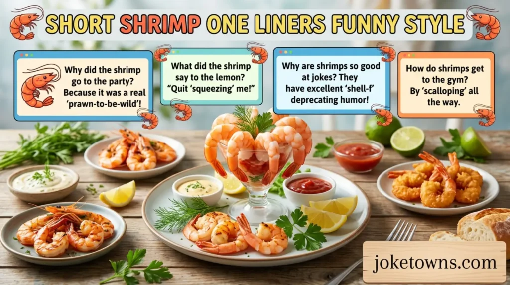 Short Shrimp One Liners Funny Style